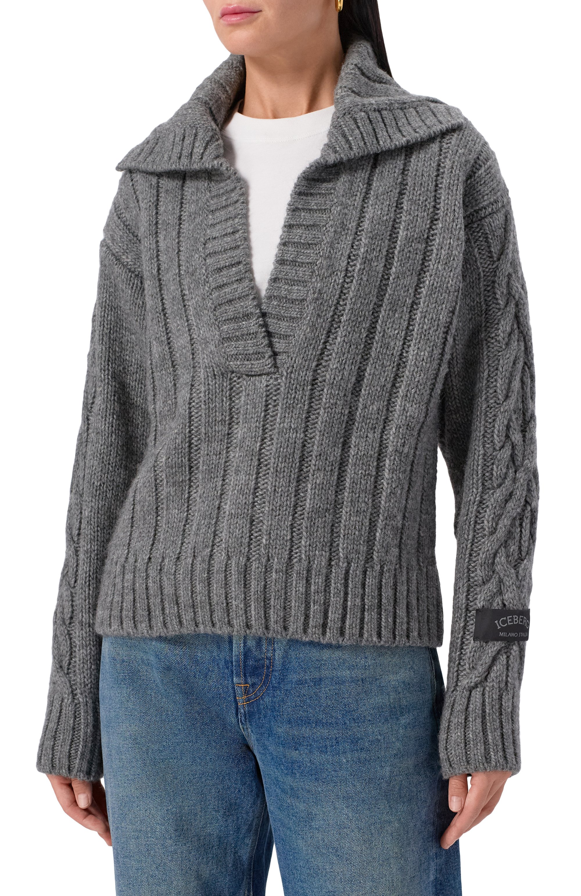 Шерстяной свитер ICEBERG, арт. A010/7112, фото 3