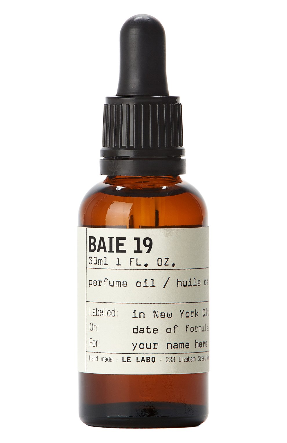 Парфюмированное масло baie 19 (30ml) LE LABO, арт. 842185130208, фото 1