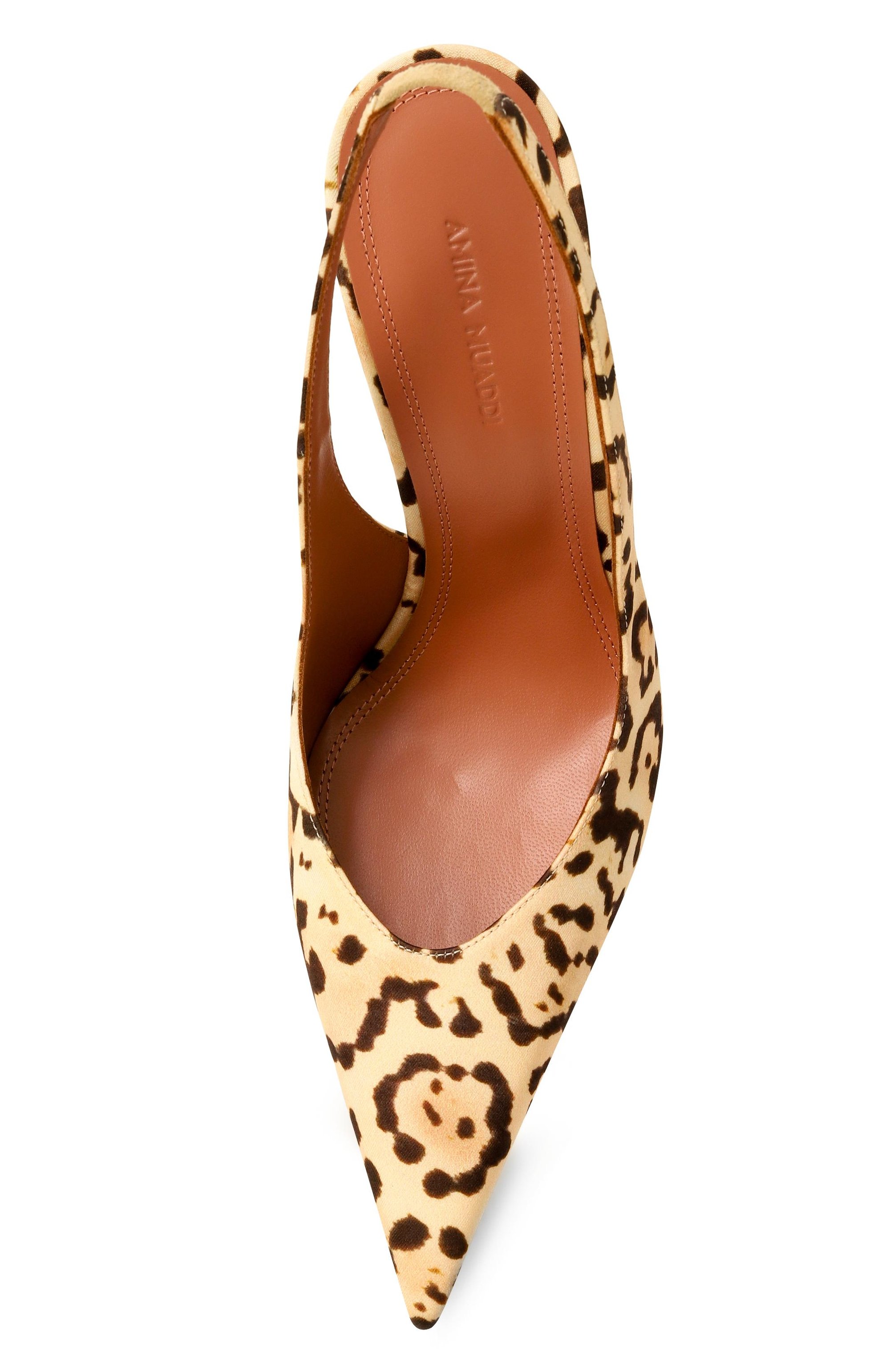 Текстильные туфли anok sling 105 AMINA MUADDI, арт. AN0K SLING 105/PRINT SATIN, фото 6