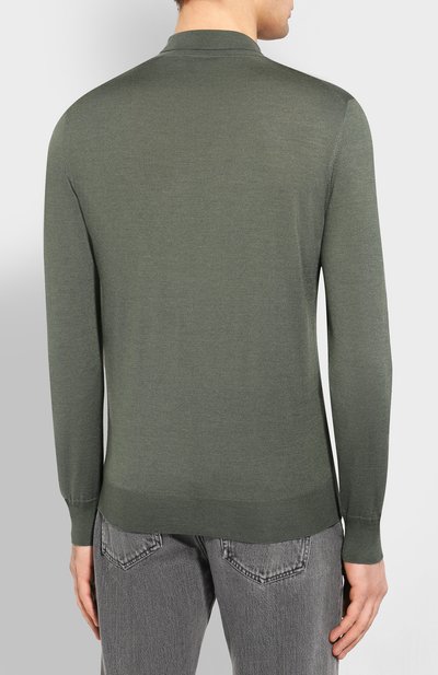 Поло из смеси шерсти и шелка CORNELIANI, арт. 85M596-0125115/00, фото 4