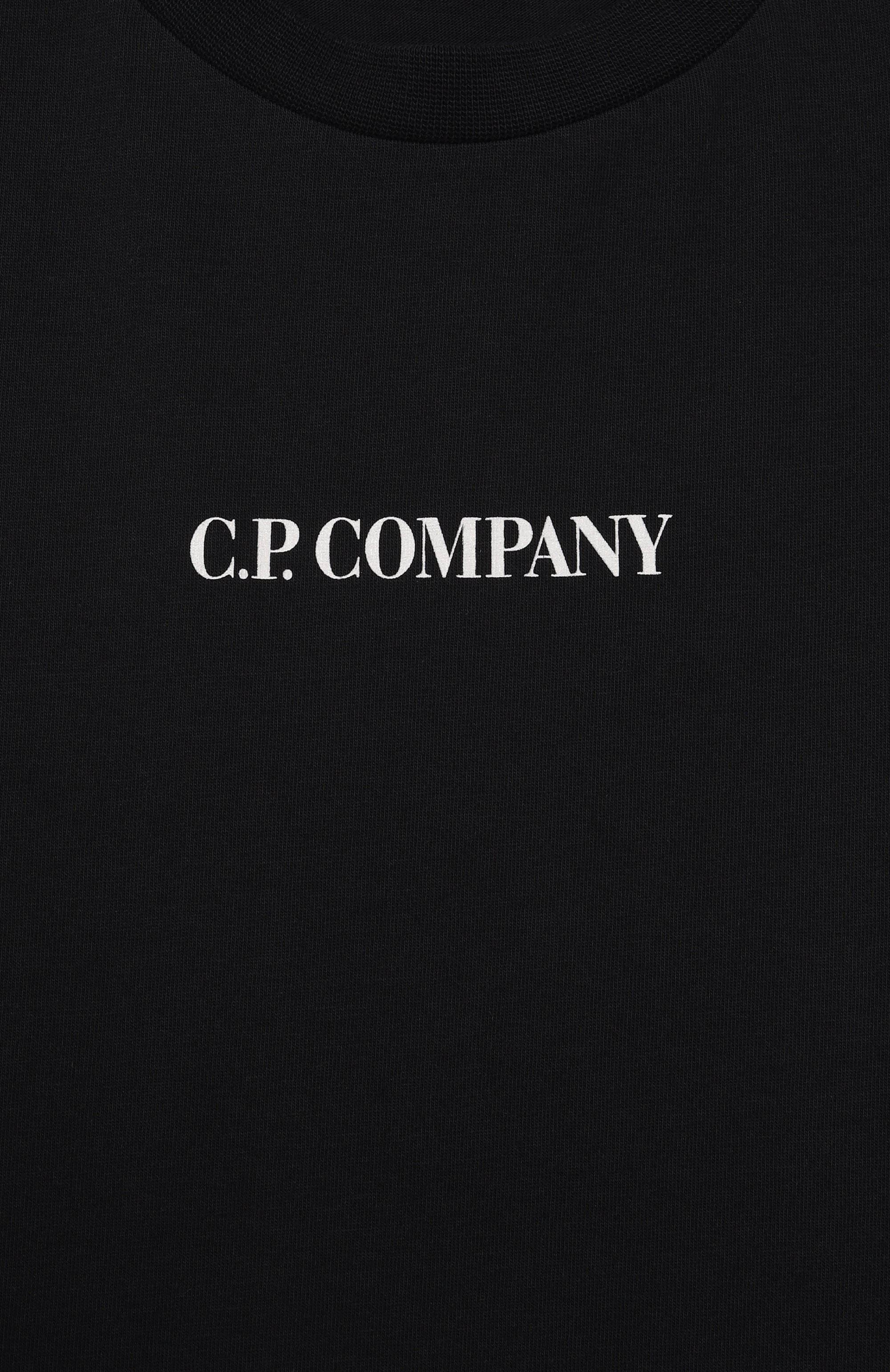 Хлопковая футболка C.P. COMPANY, арт. CRM00L/LAA17/4-8, фото 3