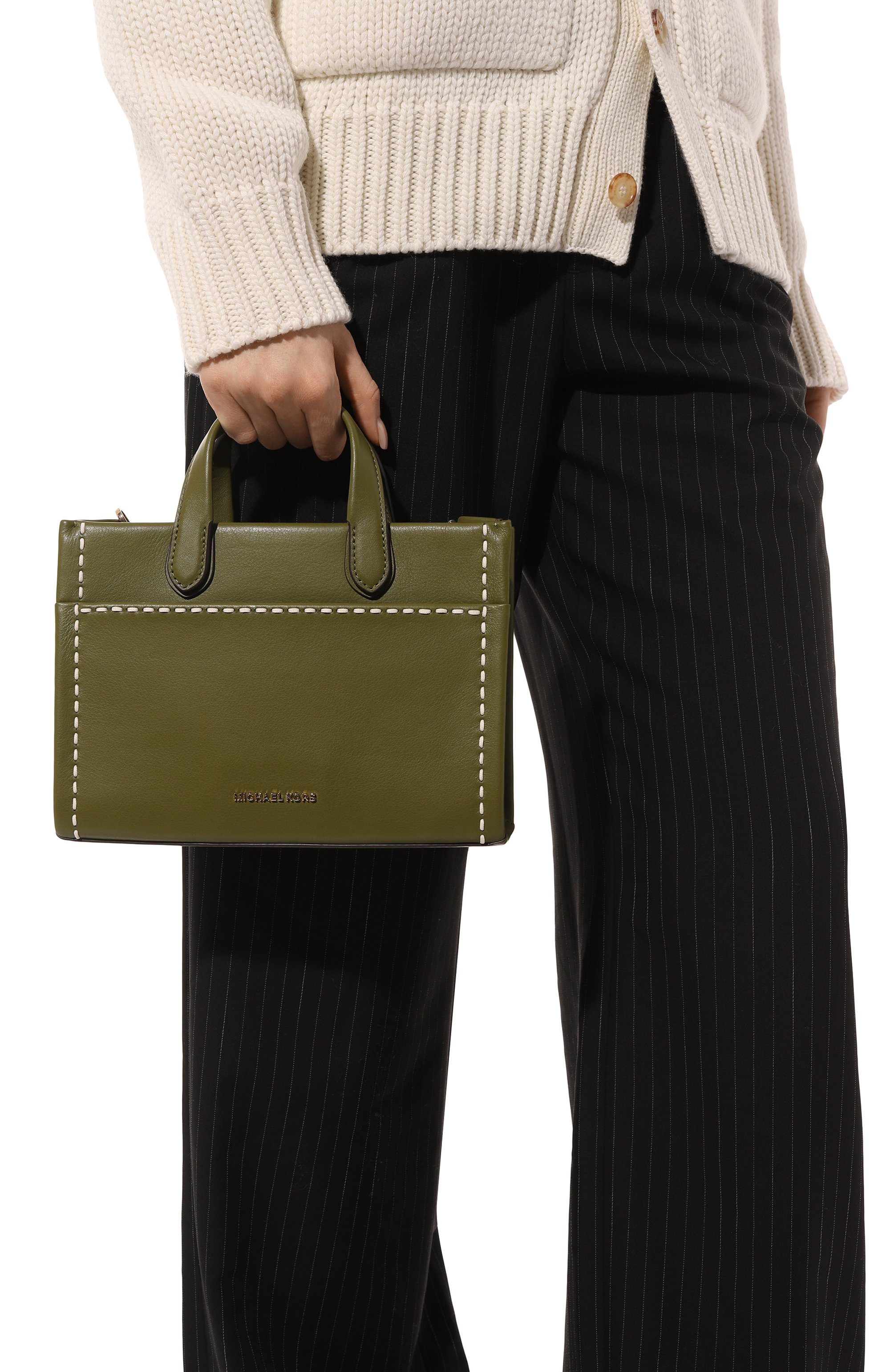 Сумка gigi small MICHAEL MICHAEL KORS хаки цвета по цене 31950 руб., арт. 30T4G3GM5L, фото 2 Сумка gigi small MICHAEL MICHAEL KORS, арт. 30T4G3GM5L, фото 2