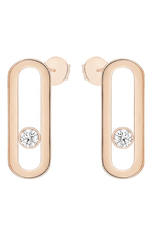 Серьги Messika 12182-PG Бесцветный 12182-PG