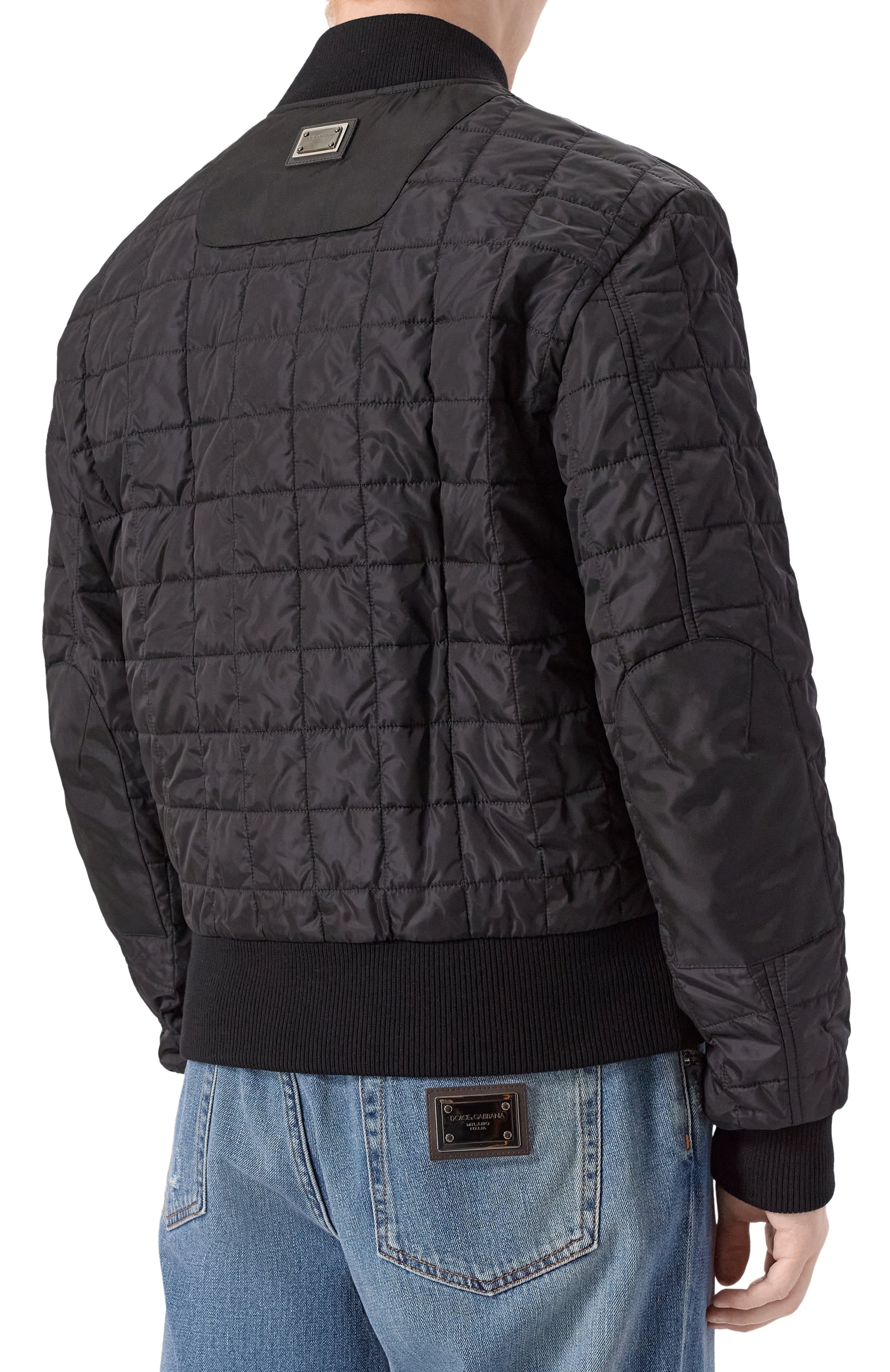 Бомбер DOLCE & GABBANA черного цвета по цене 231500 руб., арт. G9BRBT/FUS22, фото 4 Бомбер DOLCE & GABBANA, арт. G9BRBT/FUS22, фото 4