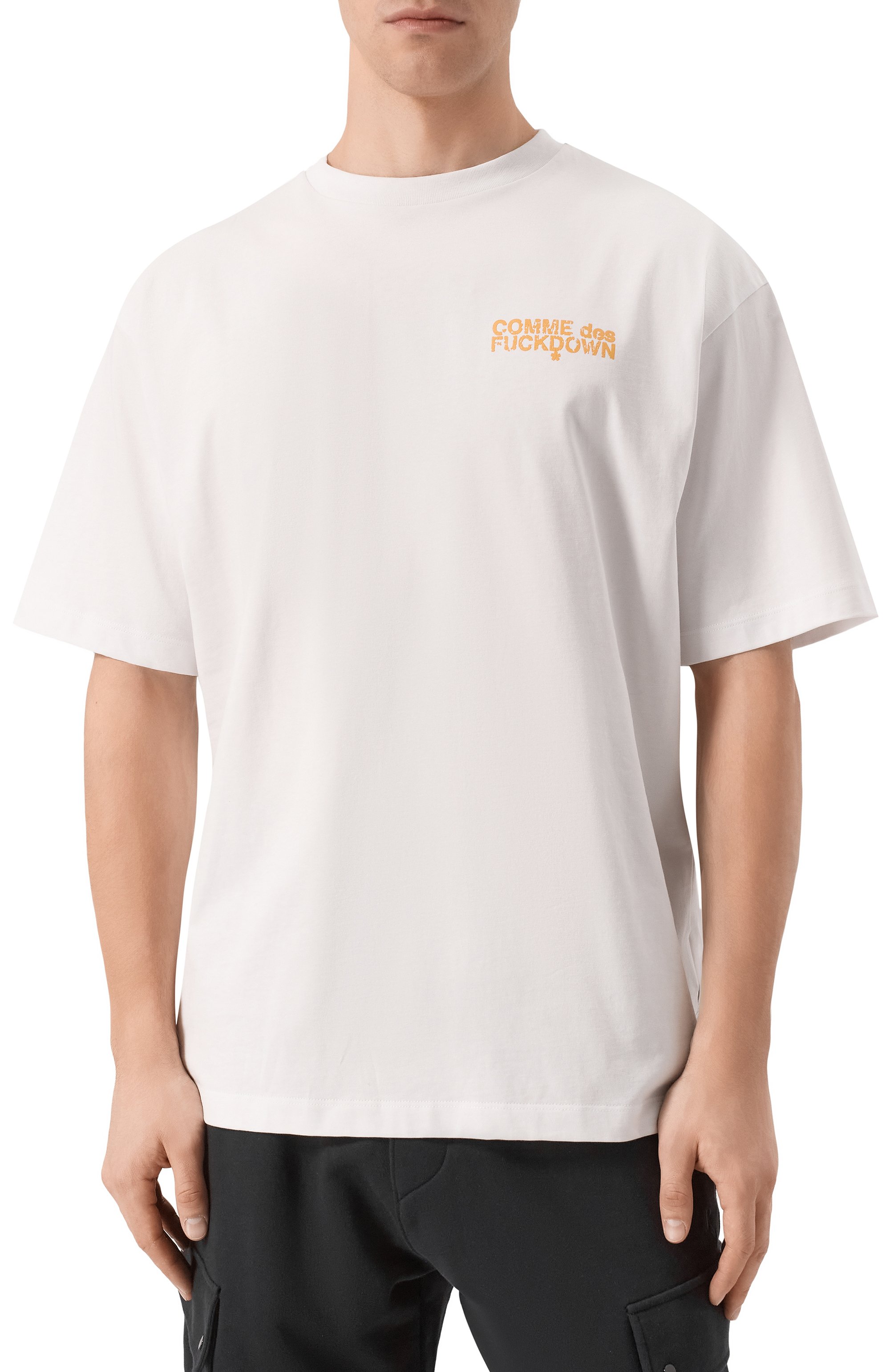 Хлопковая футболка COMME DES FUCKDOWN, арт. CFABM01592, фото 3