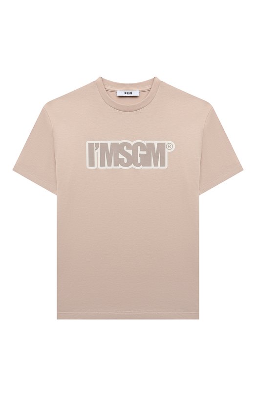 Хлопковая футболка MSGM kids 4995₽