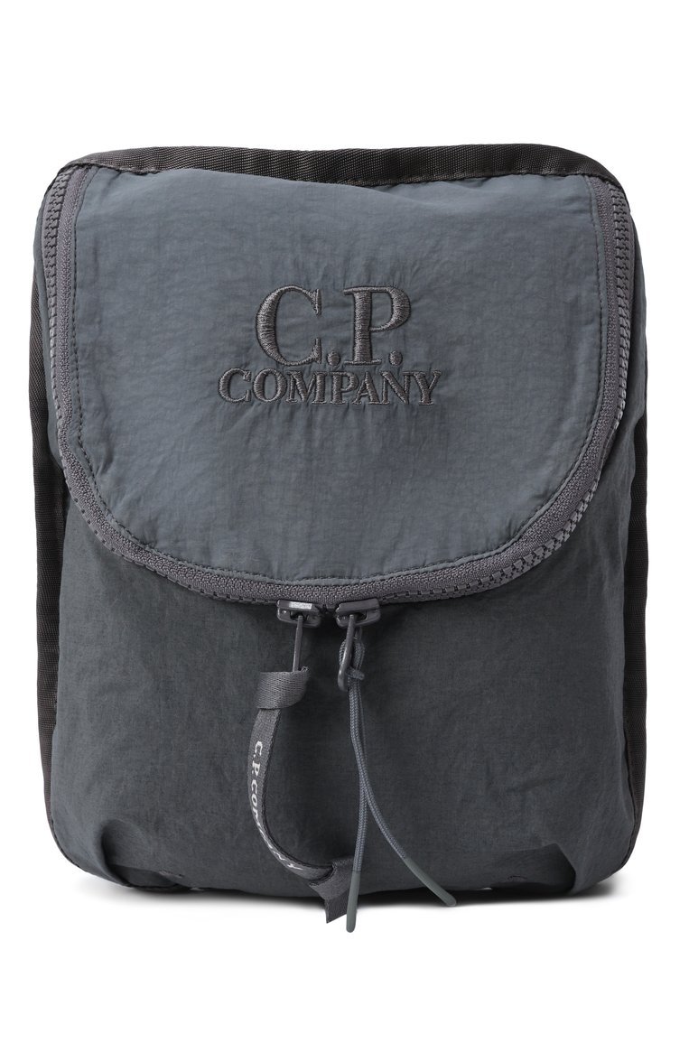 Мужская сумка C.P. COMPANY серого цвета, арт. 18CMAC049A110188G | Фото 1 (Ремень/цепочка: На ремешке; Размер: small; Материал: Текстиль)