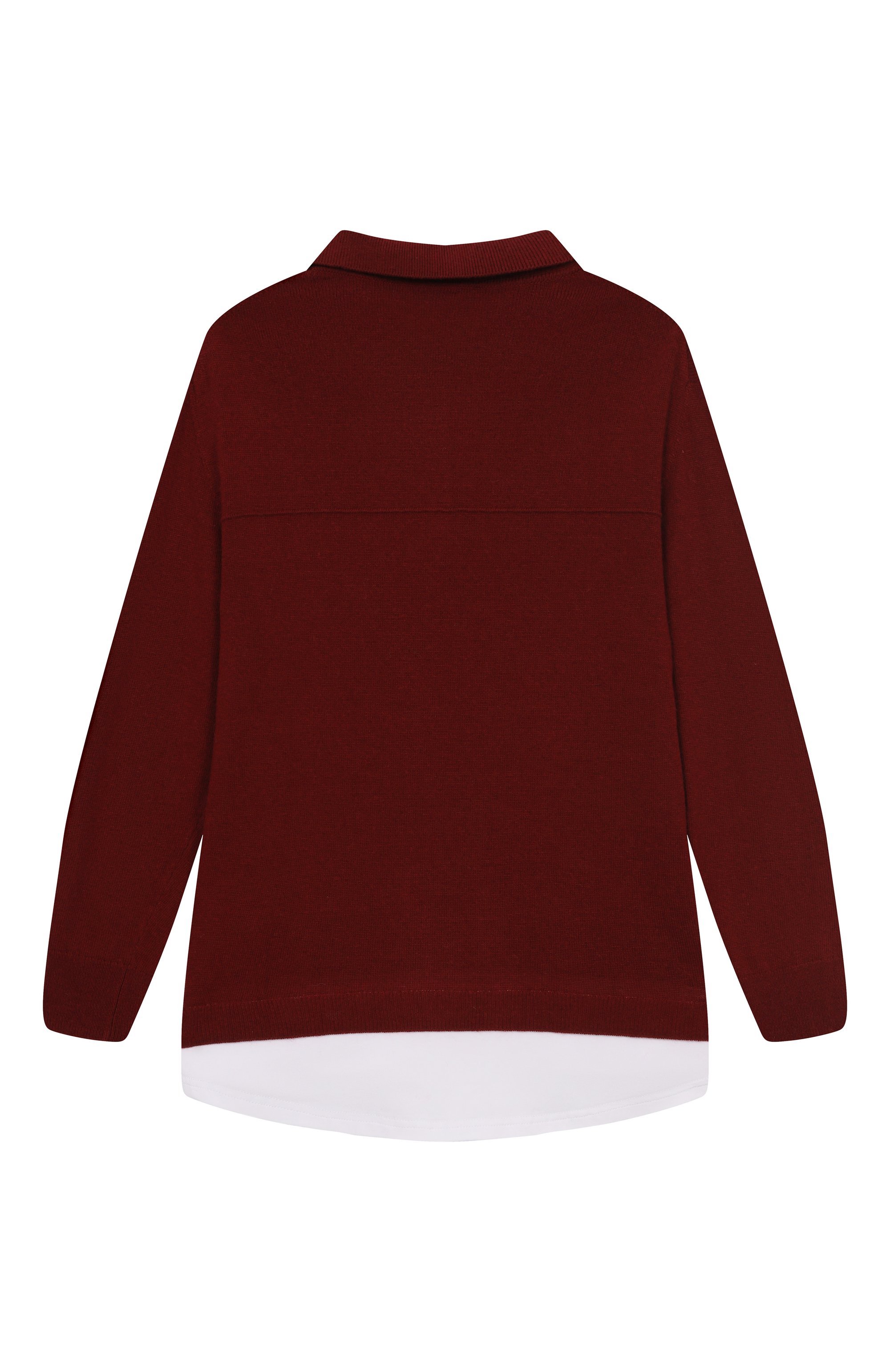 Поло PAOLO PECORA MILANO бордового цвета по цене 20850 руб., арт. PP4086/6-12, фото 2 Поло PAOLO PECORA MILANO, арт. PP4086/6-12, фото 2