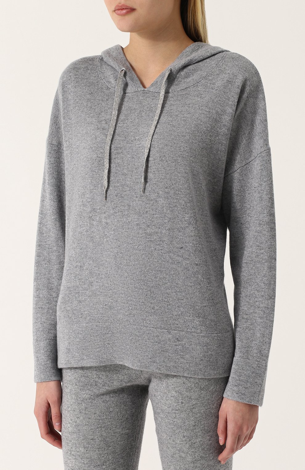 Однотонная вязаная толстовка с капюшоном FTC, арт. 706-0130, фото 3