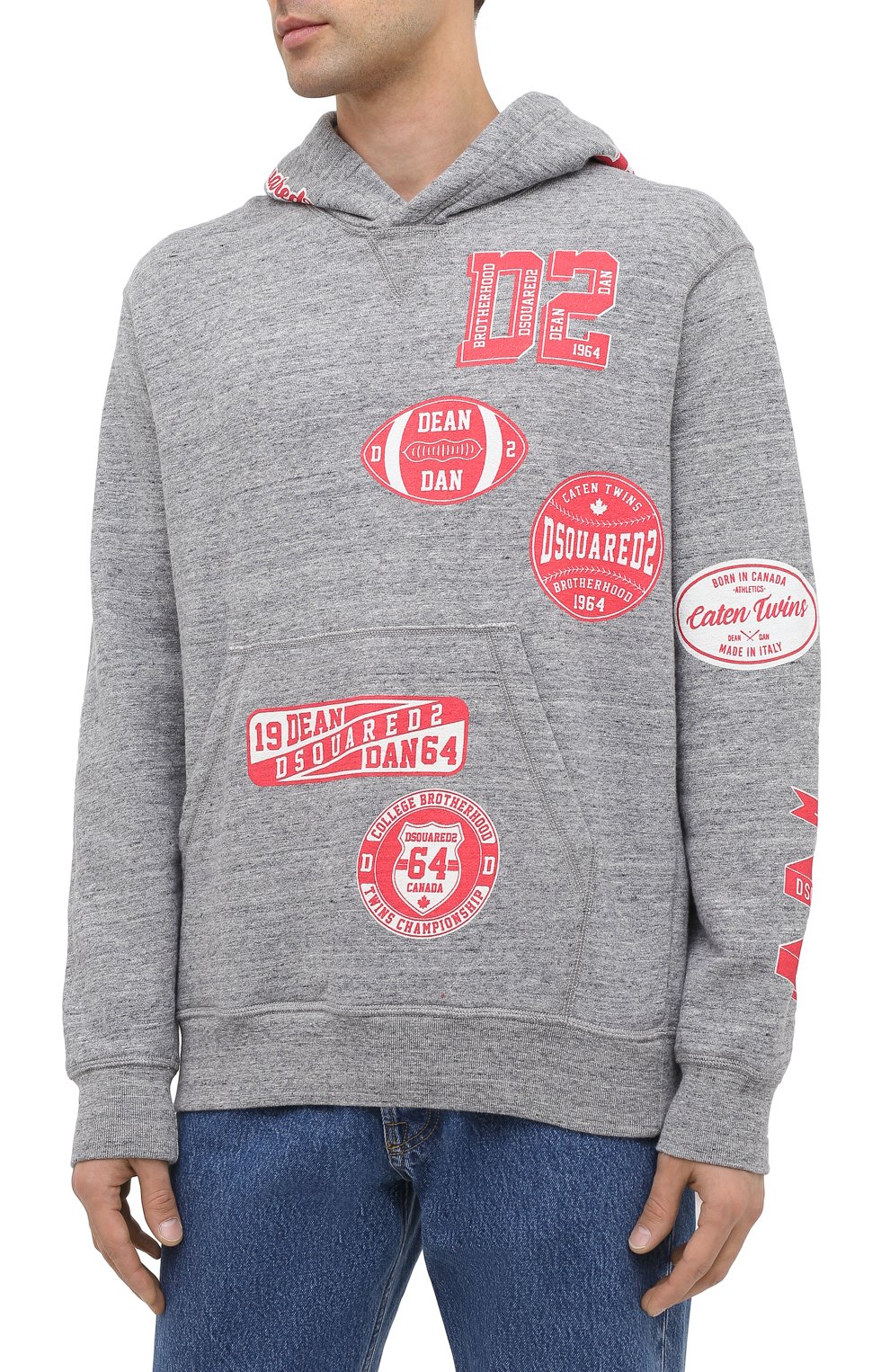 Хлопковое худи DSQUARED2, арт. S74GU0415/S25463, фото 3