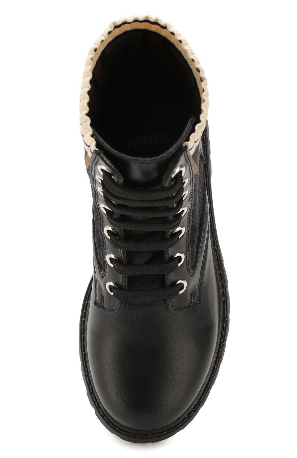 Кожаные ботинки FENDI, арт. JMR329/A8CU/32-39, фото 4
