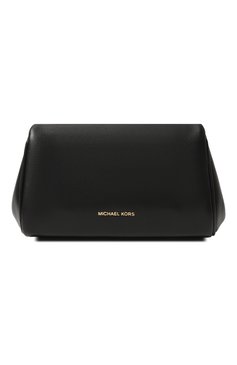 Женский клатч belle MICHAEL MICHAEL KORS черного цвета, арт. 32H3G9BC8L | Фото 1 (Материал: Натуральная кожа; Материал сплава: Проставлено; Женское Кросс-КТ: Клатч-клатчи; Драгоценные камни: Проставлено; Размер: small)