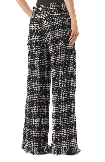 Твидовые брюки GIUSEPPE DI MORABITO черно-белого цвета по цене 92650 руб., арт. 05FWPA091C 05326, фото 4 Твидовые брюки GIUSEPPE DI MORABITO, арт. 05FWPA091C 05326, фото 4