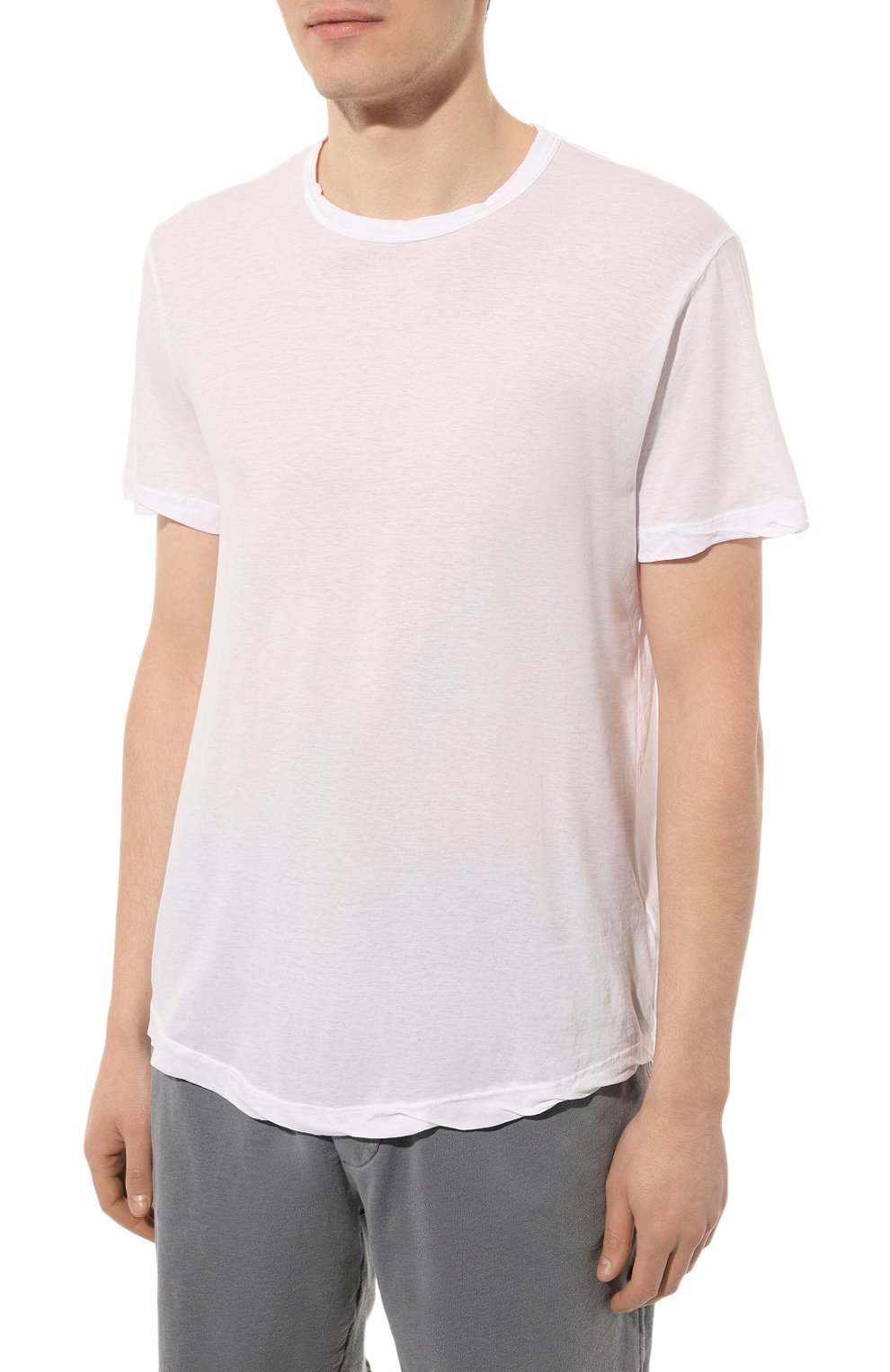 Хлопковая футболка JAMES PERSE, арт. MKJ3360/WHT, фото 3