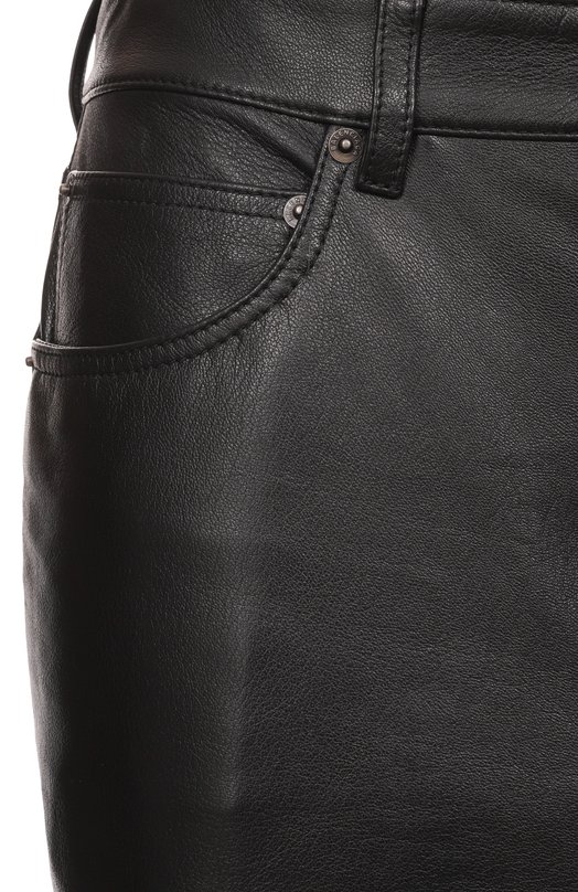 Кожаная юбка Balenciaga 830758/TSS01 Чёрный  830758/TSS01 Фото 6