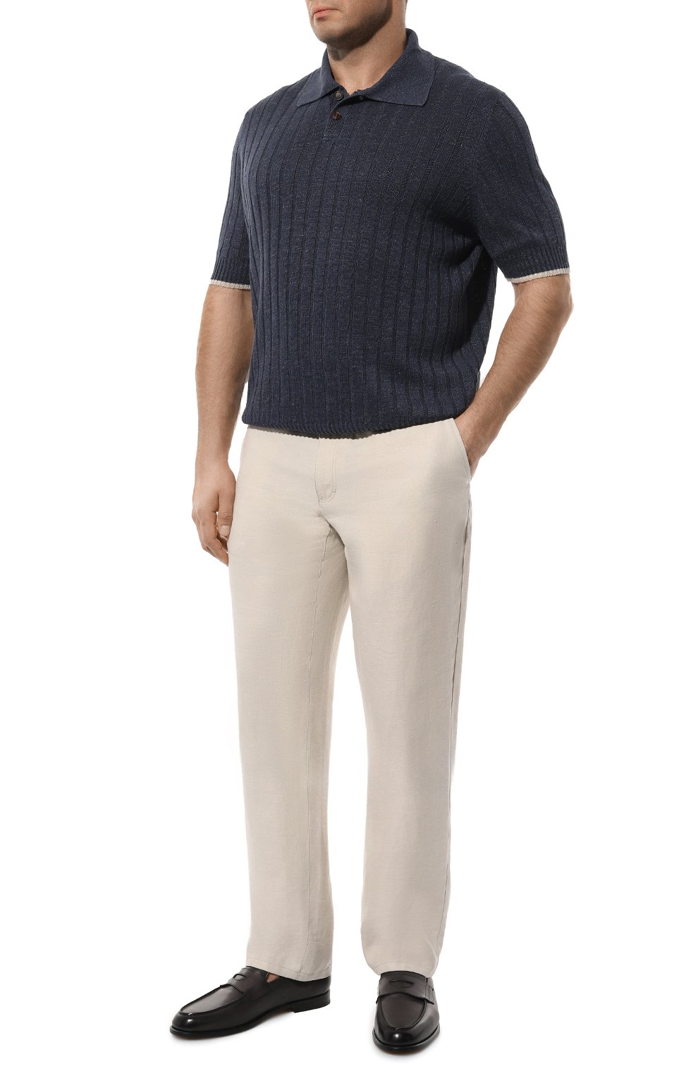 Брюки изо льна и шелка ZILLI, арт. CP801BM0850VZC000, фото 2