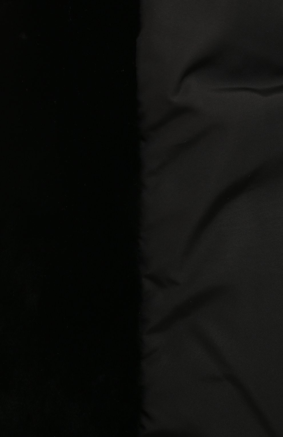 Кашемировый пуховик с меховой отделкой AGNONA черного цвета по цене 652000 руб., арт. TH0823E/M7003E, фото 6 Кашемировый пуховик с меховой отделкой AGNONA, арт. TH0823E/M7003E, фото 6