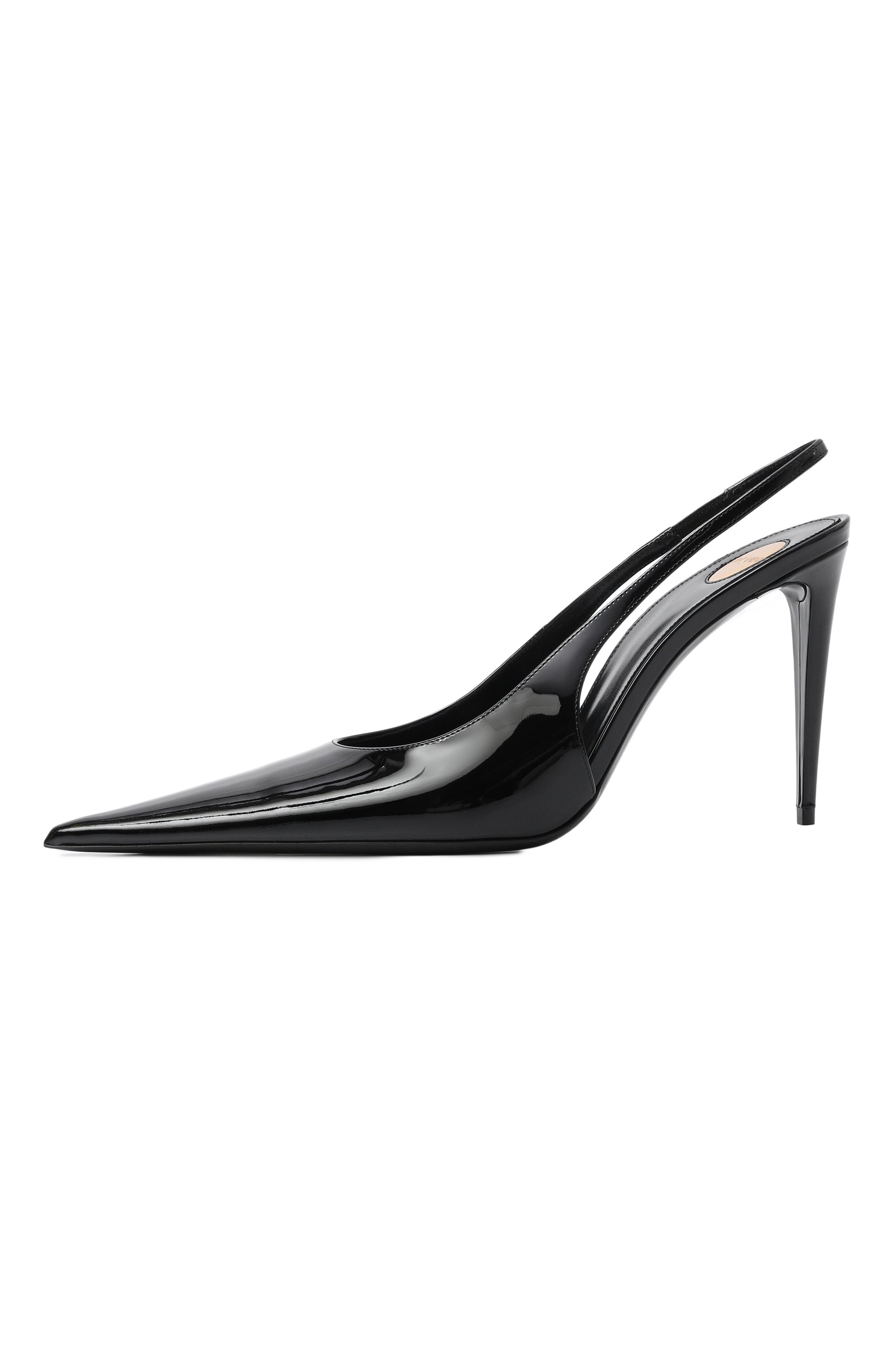 Лакированные туфли guermantes 95 SAINT LAURENT черного цвета по цене 173500 руб., арт. 870505/1TVAN, фото 4 Лакированные туфли guermantes 95 SAINT LAURENT, арт. 870505/1TVAN, фото 4