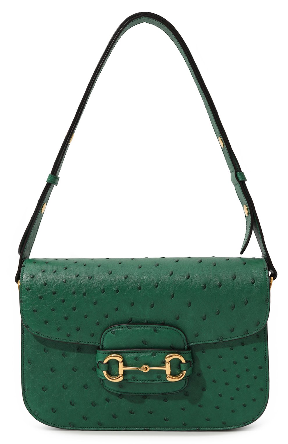 Сумка 1955 horsebit small из кожи страуса GUCCI, арт. 602204 EY00G, фото 1