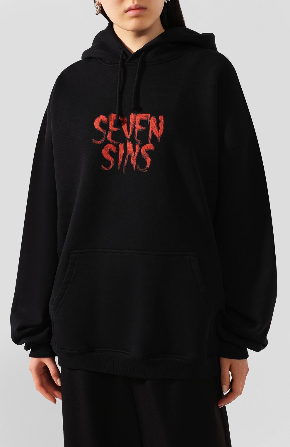 Хлопковое худи VETEMENTS, арт. UAH21TR539 1601/W, фото 3