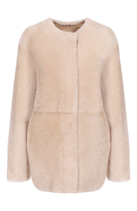 Дубленка из овчины Max Mara Studio MELFI Бежевый MELFI