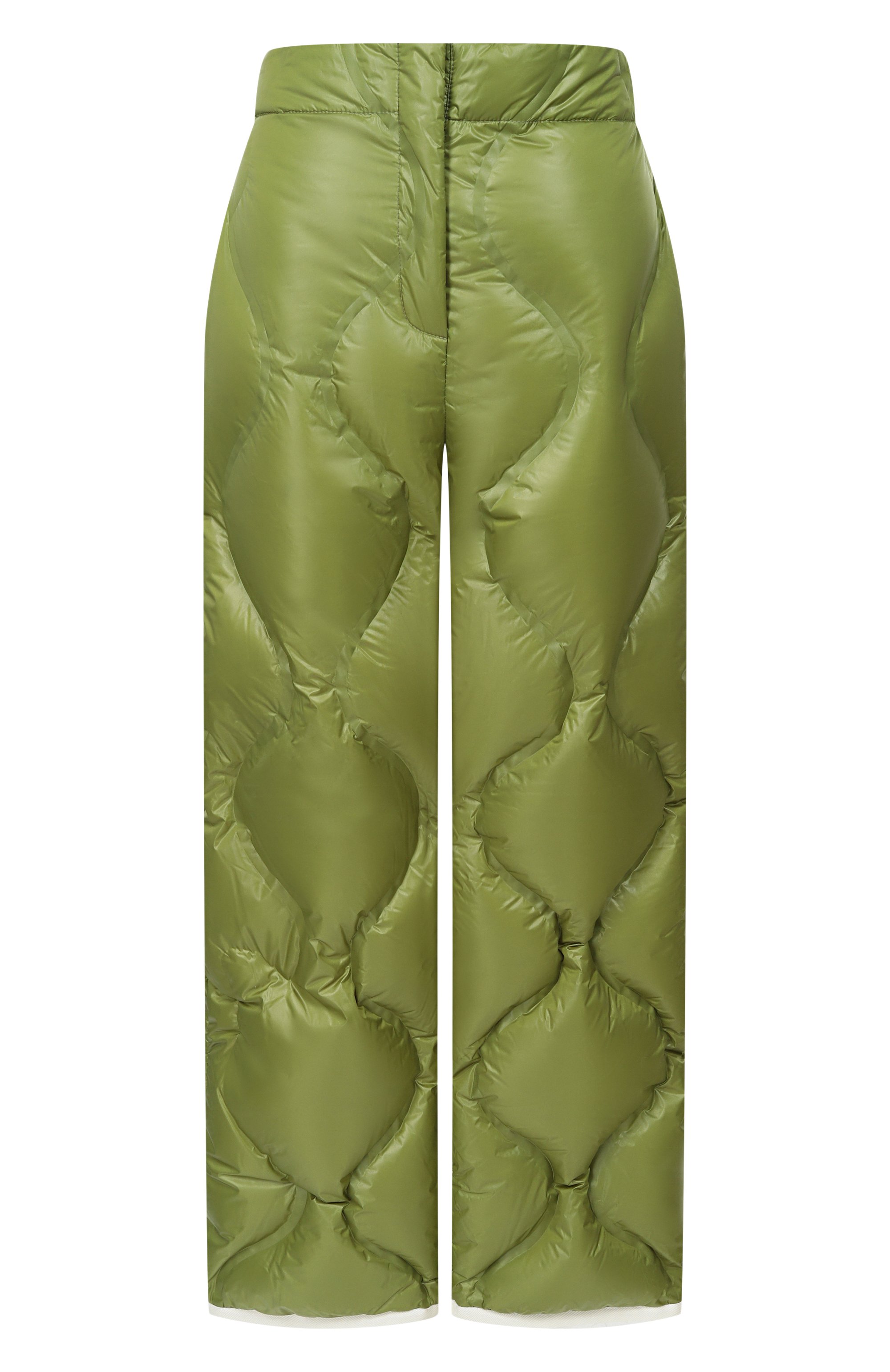 Пуховые брюки JET SET хаки цвета по цене 112000 руб., арт. 2521/120020/SAMPLE, фото 1 Пуховые брюки JET SET, арт. 2521/120020/SAMPLE, фото 1