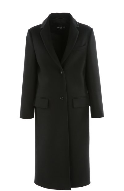 Пальто прямого кроя с заклепками VALENTINO, арт. LB0CA177/1CJ, фото 1