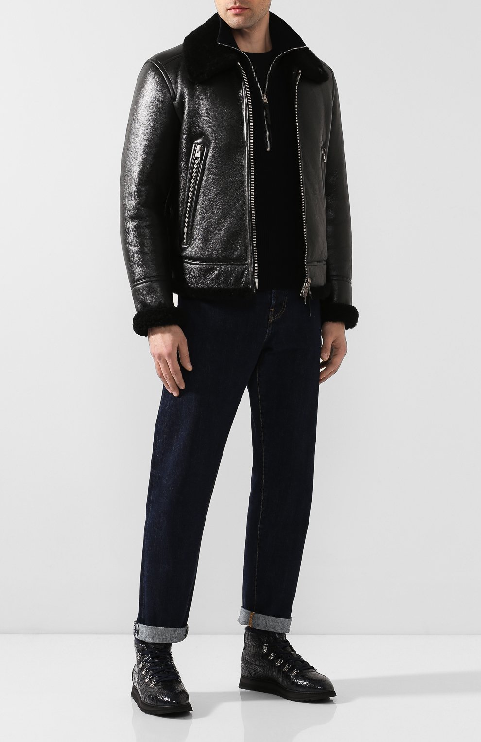 Кроссовки из кожи каймана DOUCAL'S, арт. DU1829WINNUM0352B00/CYAC, фото 2