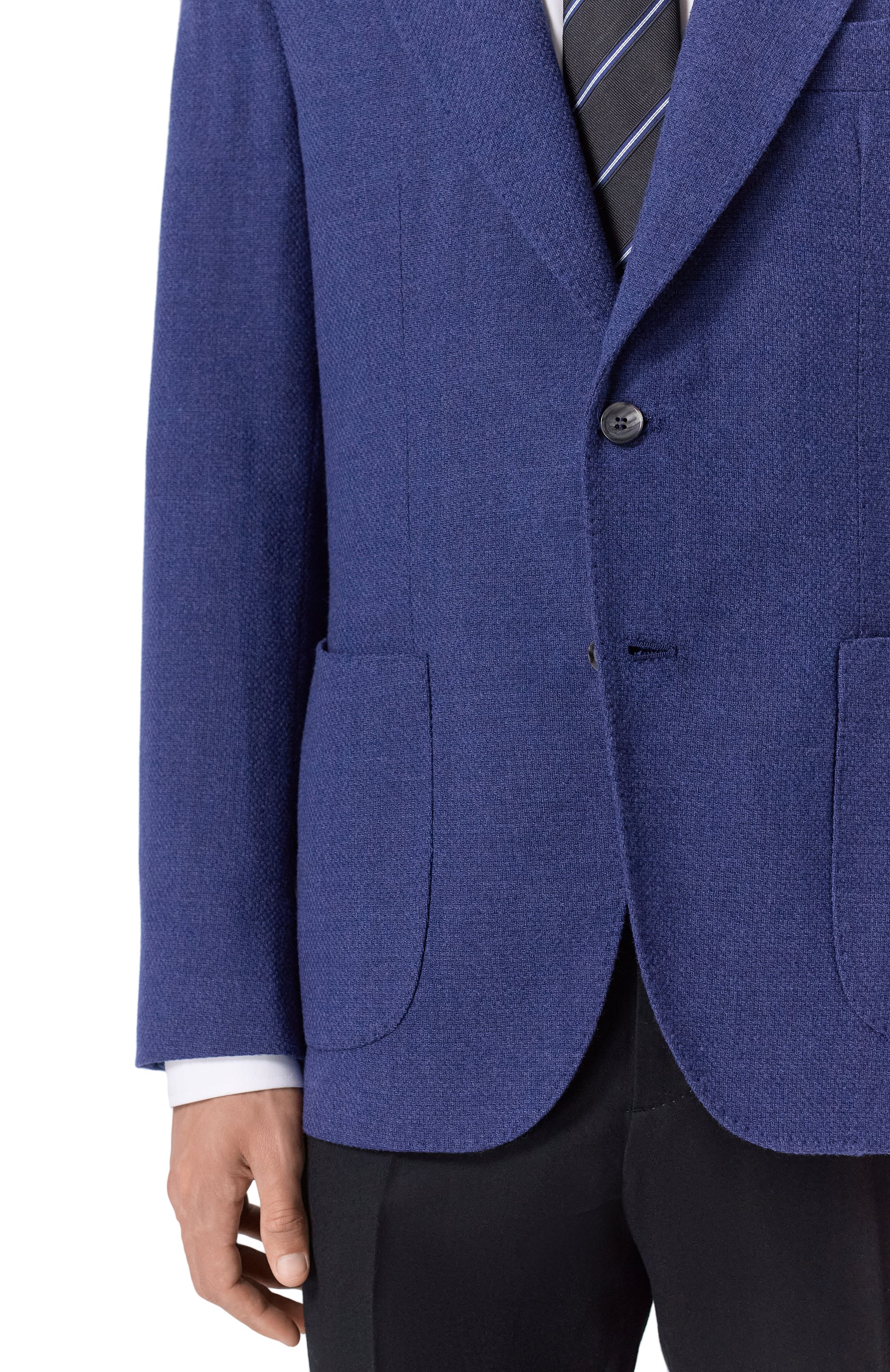 Пиджак из шерсти и шелка ANDREA CAMPAGNA, арт. VATICAN0/T25205-13/03, фото 6