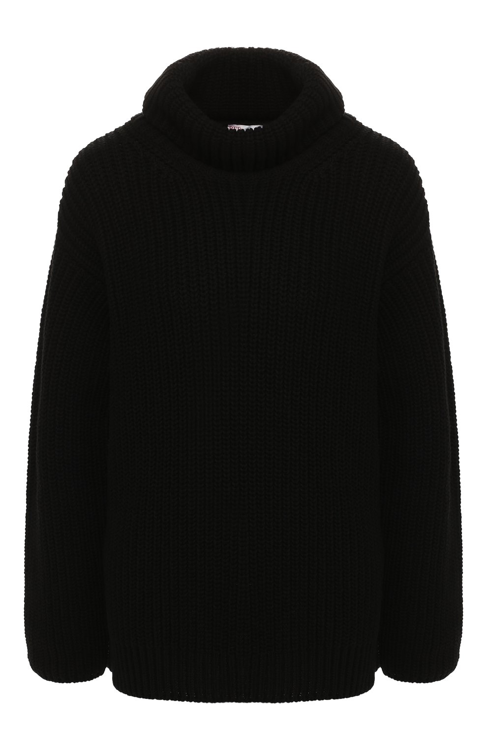 Хлопковый пуловер REDVALENTINO черно-белого цвета по цене 32100 руб., арт. SR3KCB45/4DB, фото 1 Хлопковый пуловер REDVALENTINO, арт. SR3KCB45/4DB, фото 1
