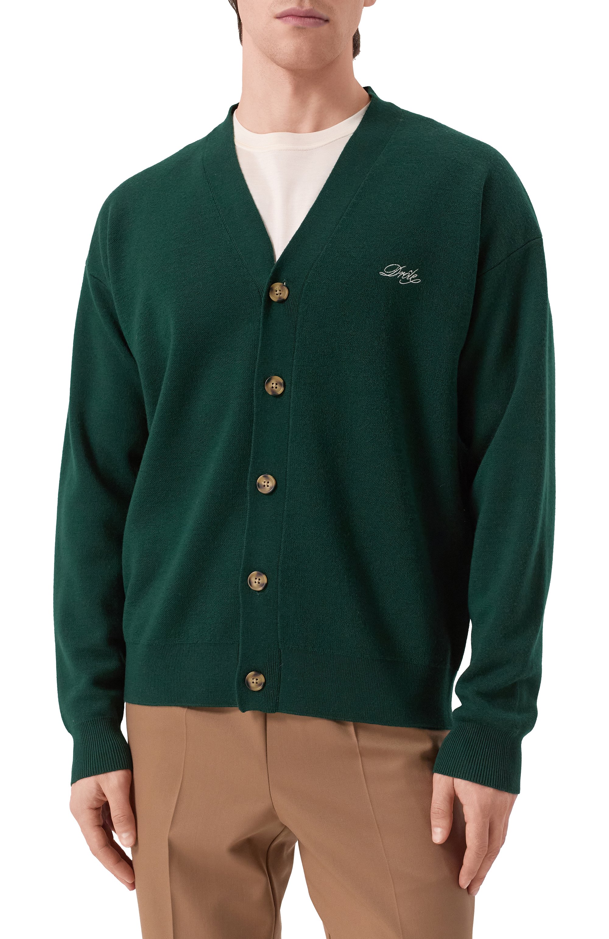 Шерстяной кардиган DROLE DE MONSIEUR, арт. PERM-CA123-W0007-DGN, фото 3