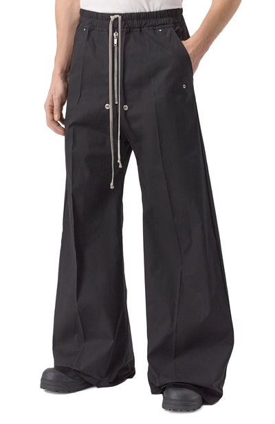 Хлопковые брюки RICK OWENS, арт. RU01E5366/TE, фото 3