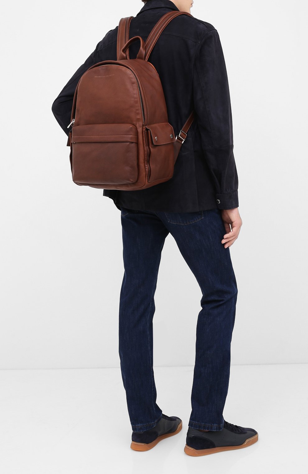 Кожаный рюкзак BRUNELLO CUCINELLI, арт. MBBRU243, фото 2