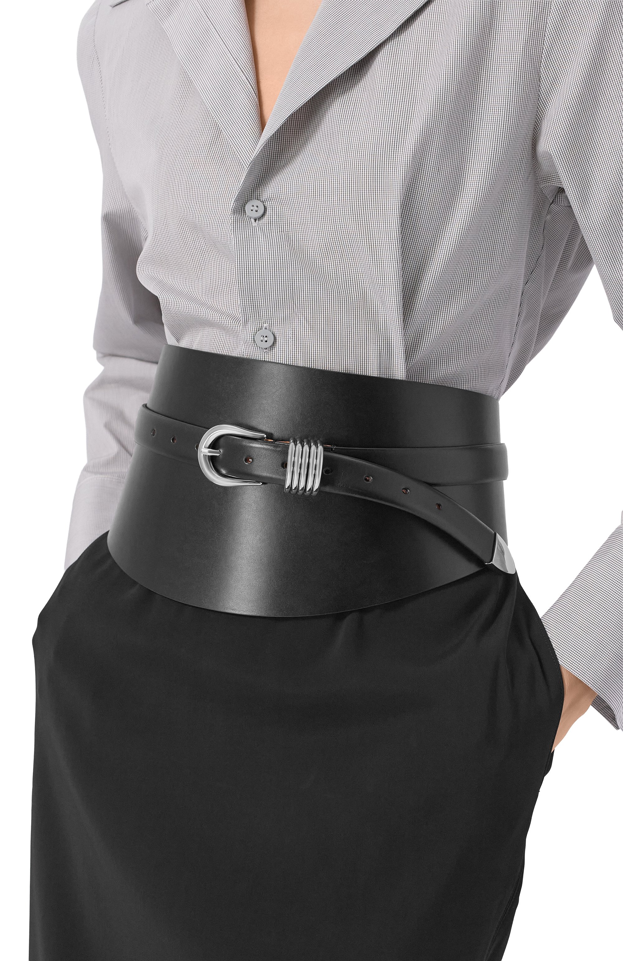 Кожаный пояс DEHANCHE, арт. B0DICE SH0RT/LEATHER, фото 2