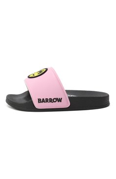 Детский шлепанцы BARROW розового цвета, арт. 80367/24-27 | Фото 2 (Материал внутренний: Текстиль, Резина; Нос: Не проставлено; Материал внешний: Резина, Пластик)