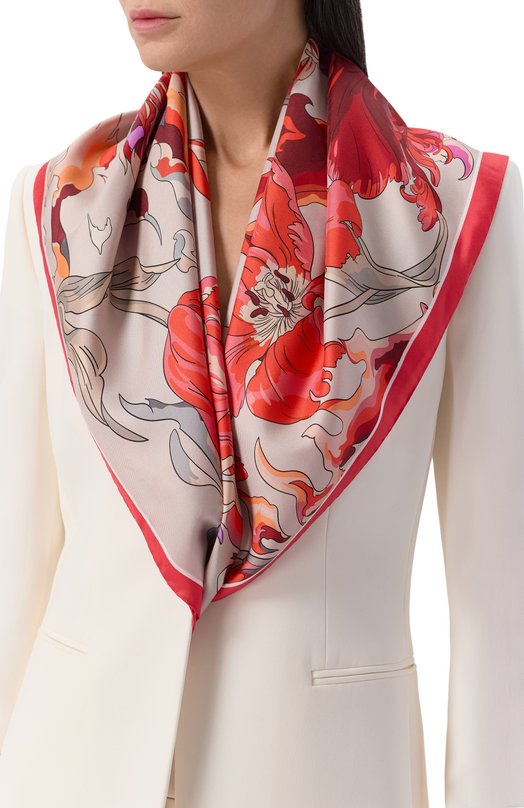 Шелковый платок Flame Radical Chic 722312.07.02 Красный  722312.07.02 Фото 2