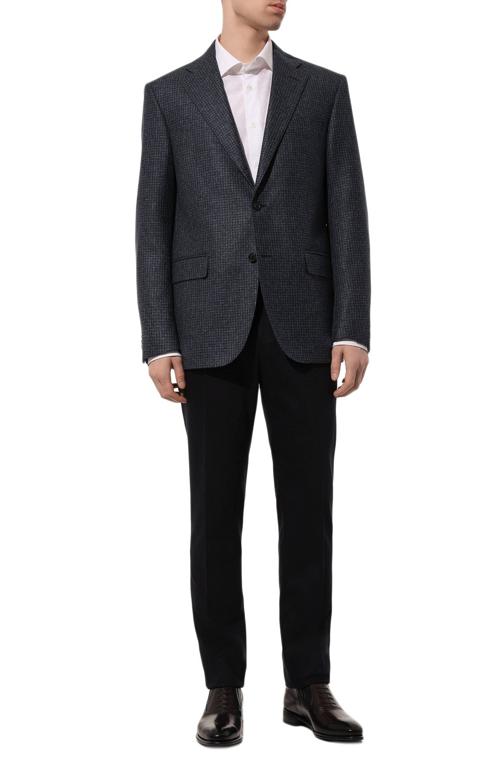 Шерстяной пиджак CORNELIANI, арт. 946008-9416327, фото 3