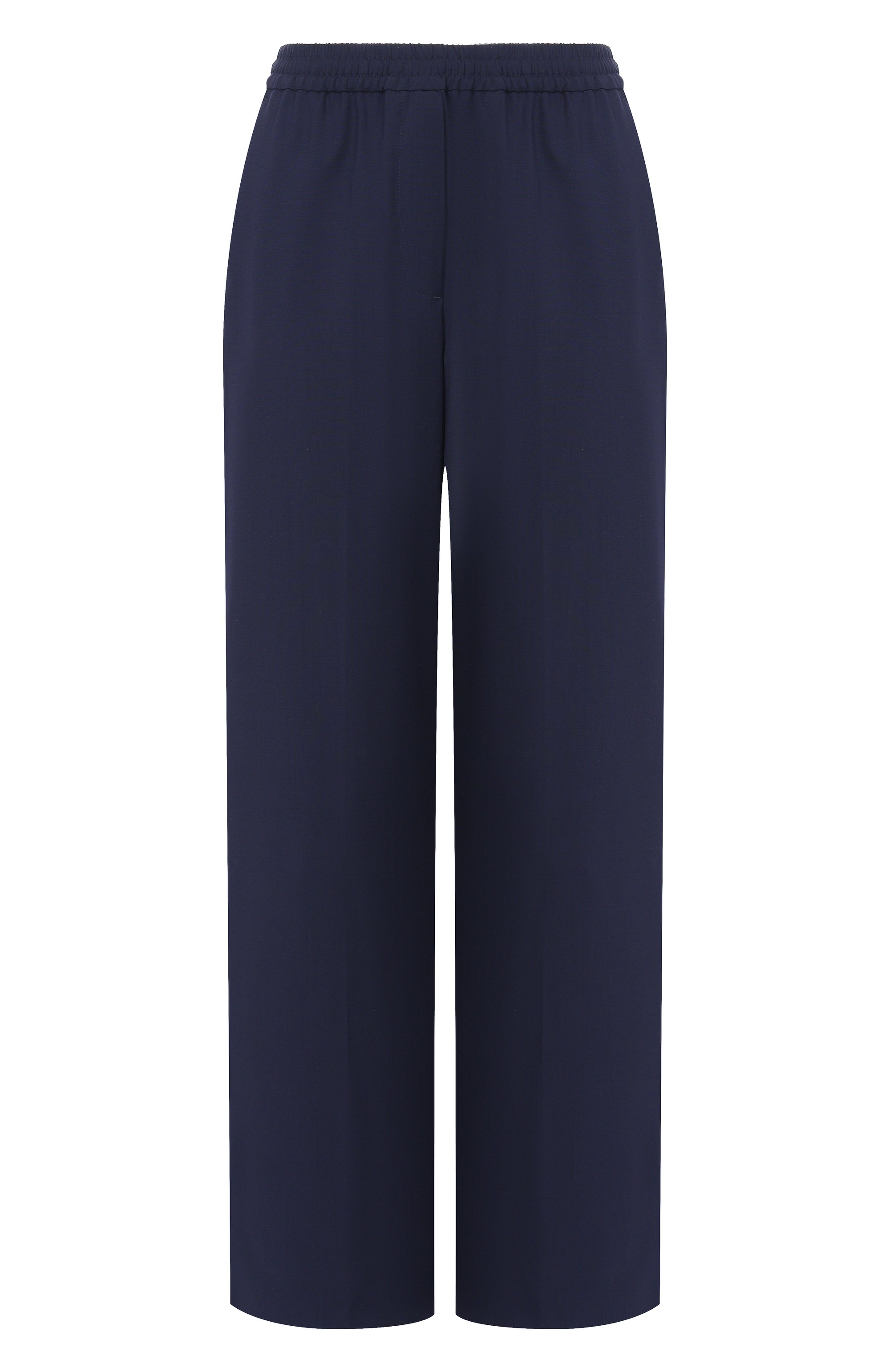 Шерстяные брюки WEEKEND MAX MARA темно-синего цвета по цене 29950 руб., арт. MALL0, фото 1 Шерстяные брюки WEEKEND MAX MARA, арт. MALL0, фото 1
