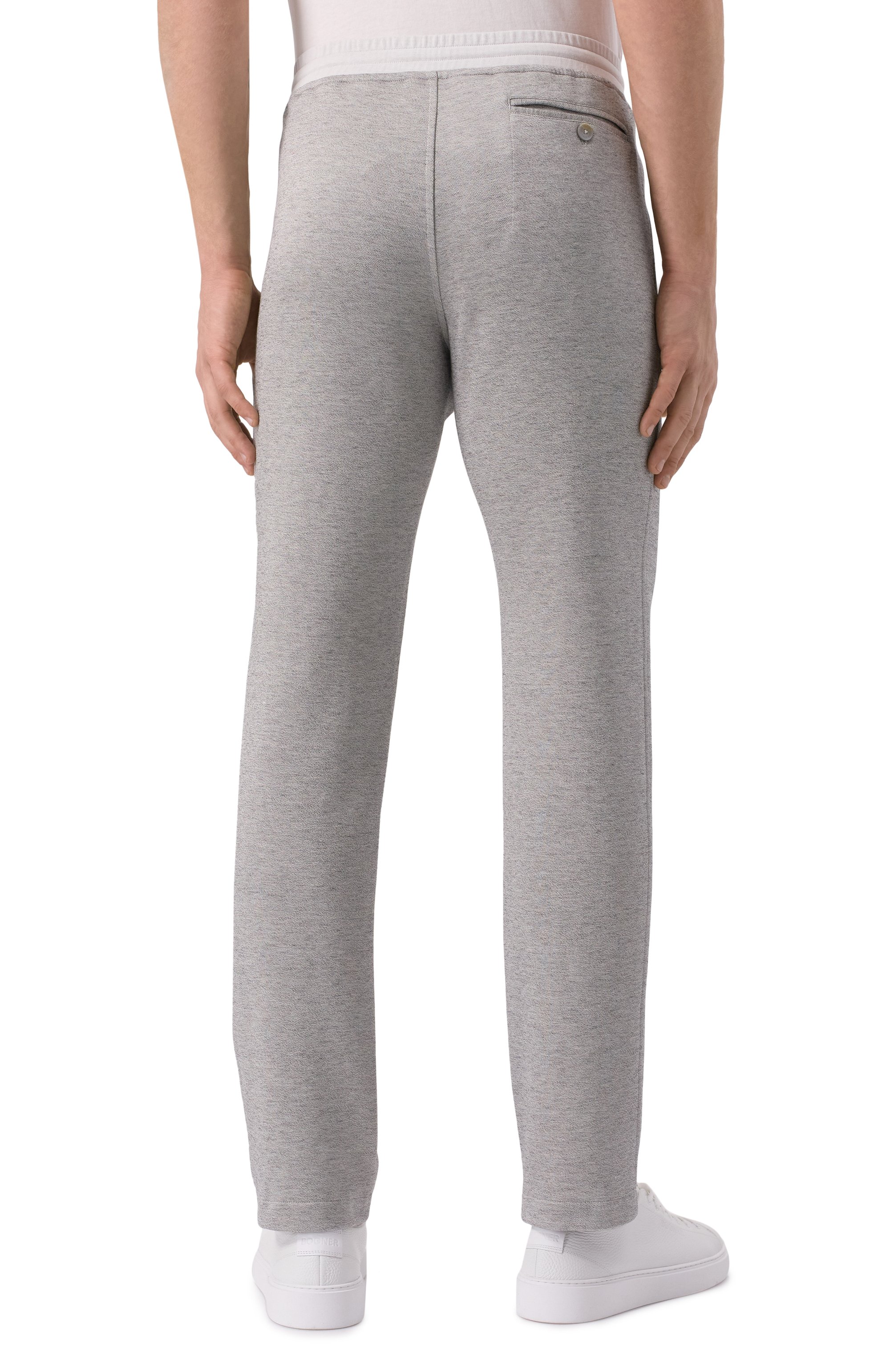 Брюки из хлопка и шелка CAPOBIANCO, арт. 18M712.GU00., фото 4