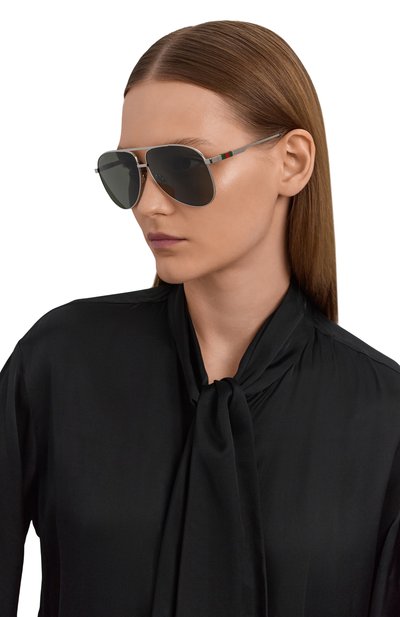 Солнцезащитные очки GUCCI черного цвета по цене 61700 руб., арт. GG1677S 001, фото 3 Солнцезащитные очки GUCCI, арт. GG1677S 001, фото 3