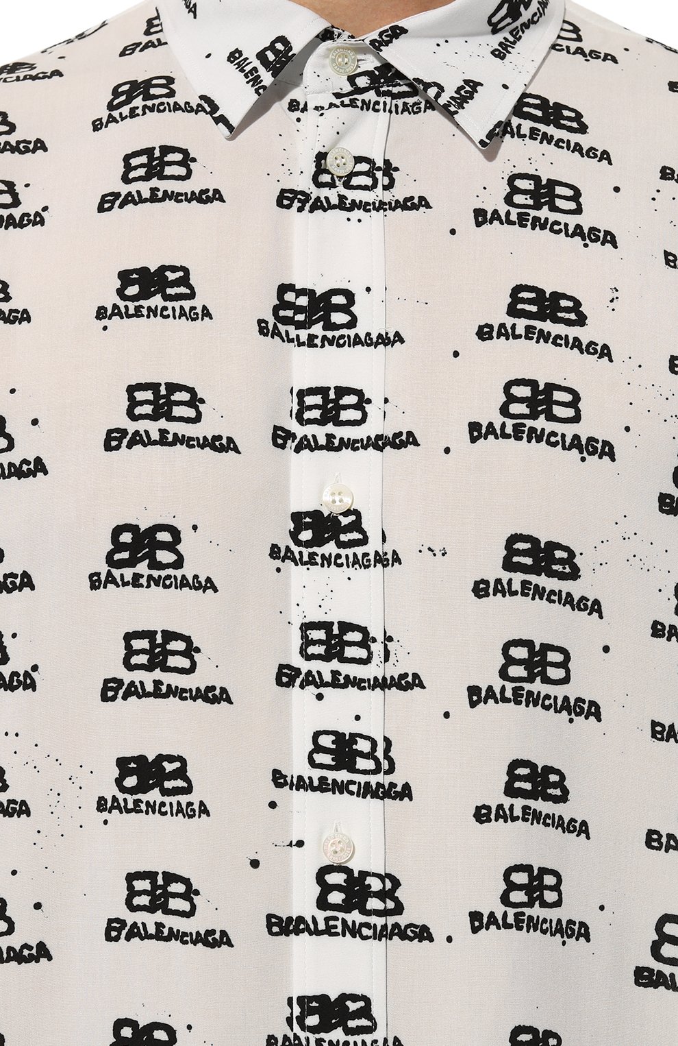 Рубашка из вискозы BALENCIAGA, арт. 725382/TNL88, фото 5