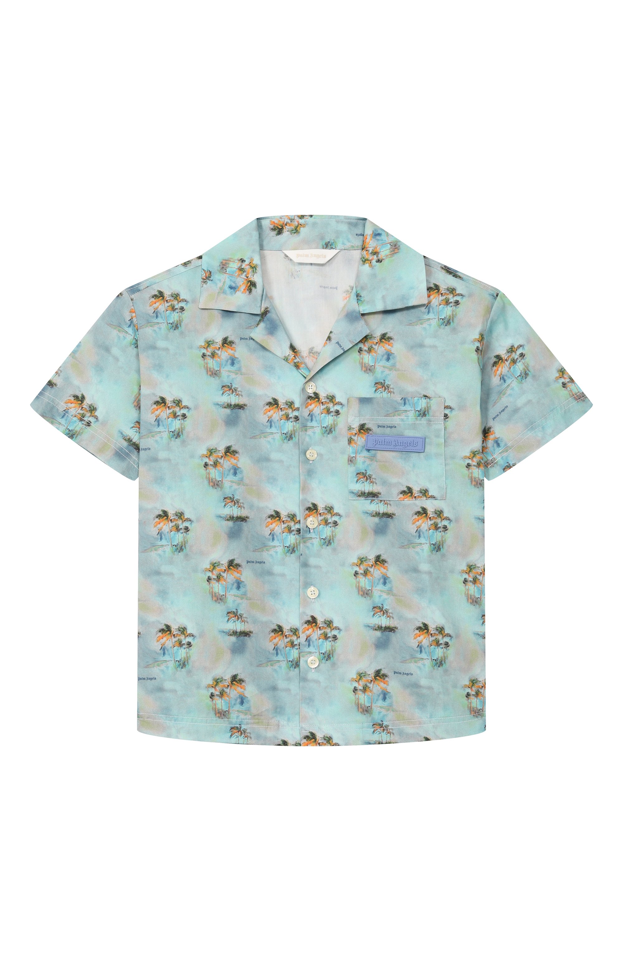 Хлопковая рубашка PALM ANGELS, арт. PBGG002S26FAB001, фото 1