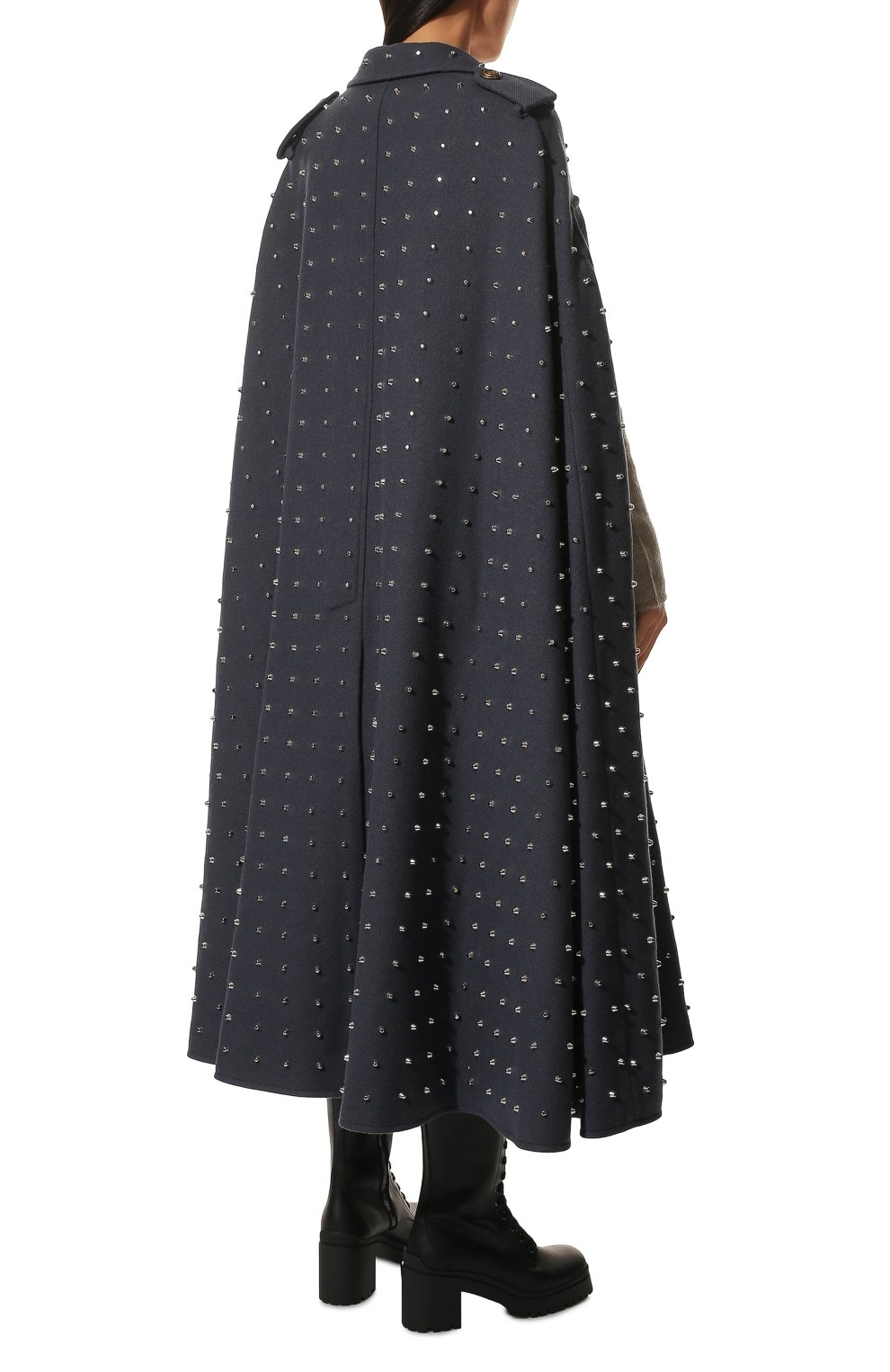 Шерстяной кейп MIU MIU, арт. MS1861-1ZQT-F0154, фото 4