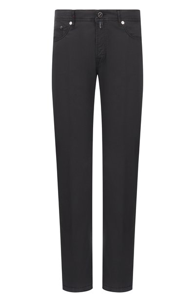 Брюки из хлопка и лиоцелла KITON, арт. UPNJS1K0610H, фото 1