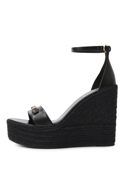 Кожаные босоножки medusa '95 VERSACE, арт. 1014100/DVT2P, фото 4