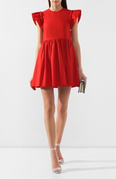Хлопковое платье REDVALENTINO, арт. RR0VAD50/0VU, фото 2