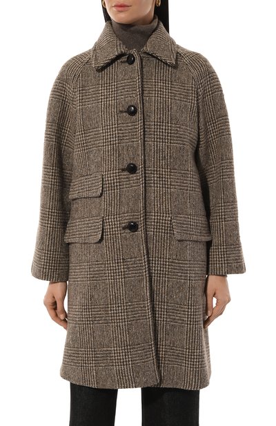 Шерстяное пальто WEEKEND MAX MARA, арт. PIT0NE, фото 3