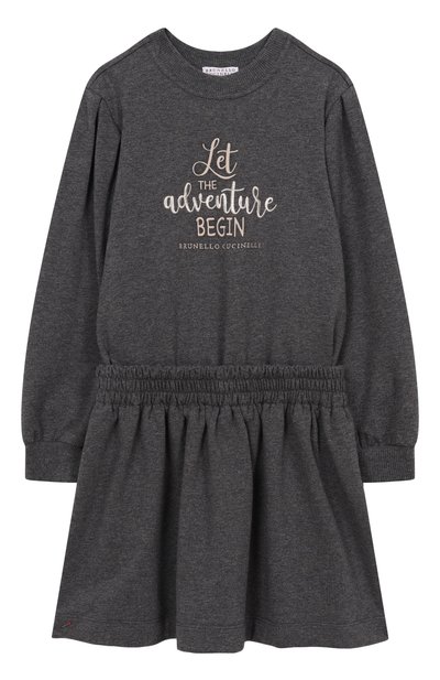 Хлопковое платье BRUNELLO CUCINELLI, арт. BH827A324C
