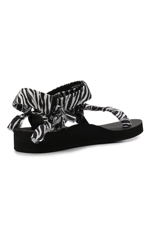 Текстильные сандалии Arizona Love Чёрный, белый, фото 5