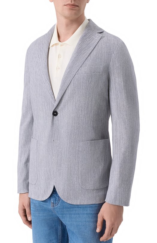 Хлопковый пиджак Circolo 1901 CN5256 Серый  CN5256 Фото 3